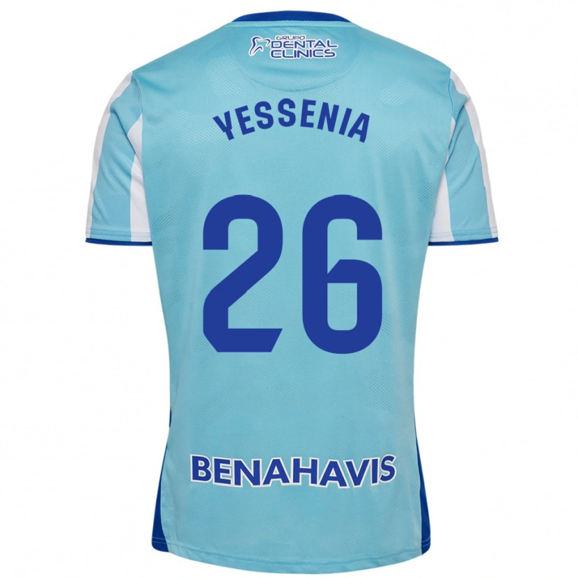 Danxen Män Yessenia Alcaide Martin #26 Himmelsblå Vit Hemmatröja Matchtröjor 2025/26 Tröjor T-Tröja