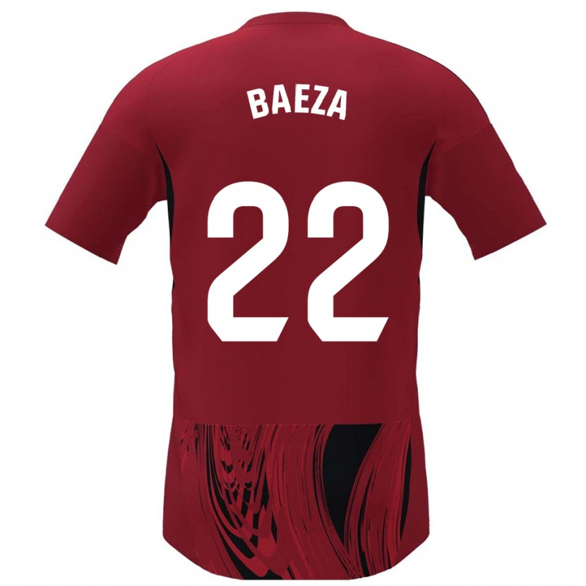 Danxen Män Miguel Baeza #22 Röd Svart Hemmatröja Matchtröjor 2025/26 Tröjor T-Tröja