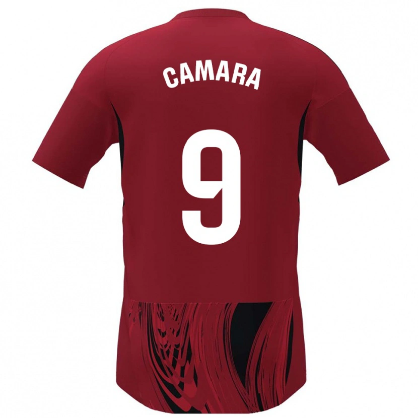 Danxen Män Aaron Cámara #9 Röd Svart Hemmatröja Matchtröjor 2025/26 Tröjor T-Tröja