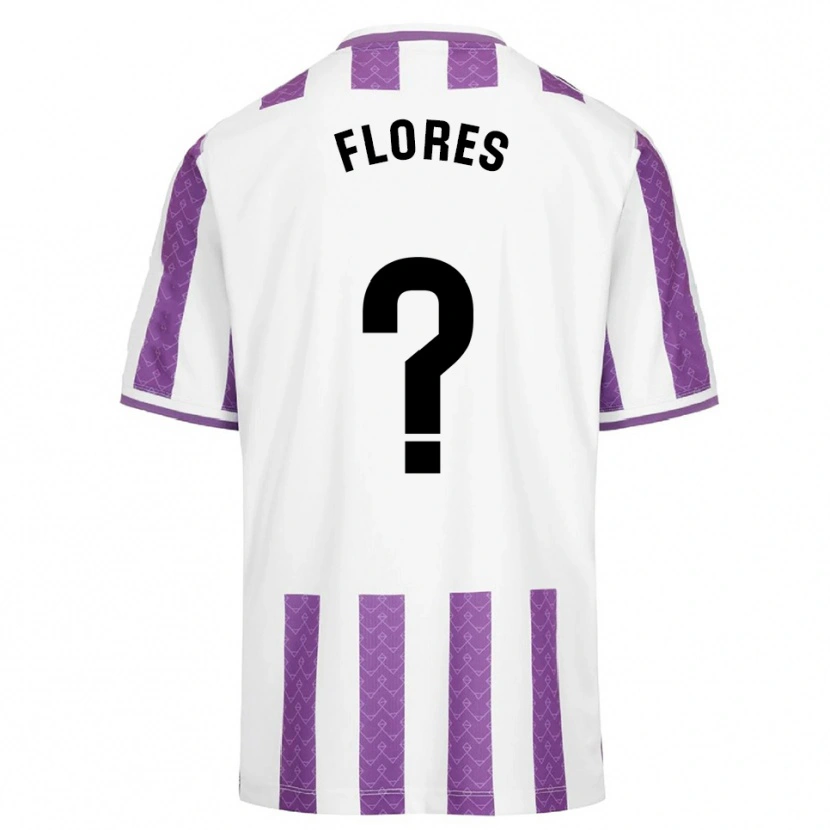 Danxen Män Miguel Flores #0 Lila Vit Hemmatröja Matchtröjor 2025/26 Tröjor T-Tröja