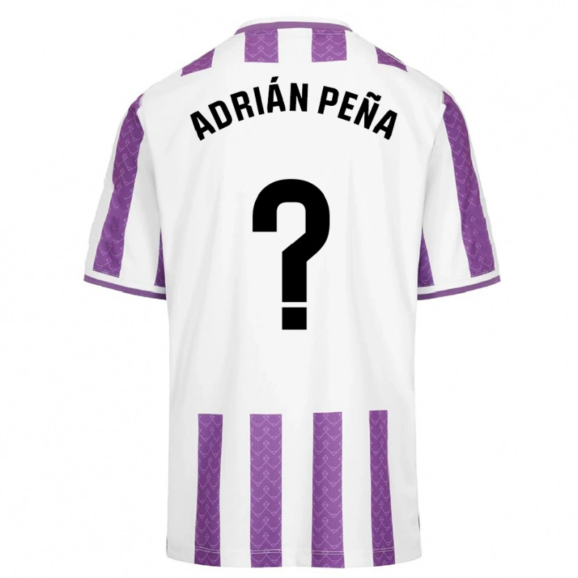 Danxen Män Adrián Peña #0 Lila Vit Hemmatröja Matchtröjor 2025/26 Tröjor T-Tröja