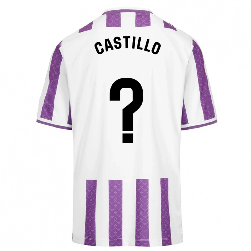 Danxen Män Gonzalo Castillo #0 Lila Vit Hemmatröja Matchtröjor 2025/26 Tröjor T-Tröja