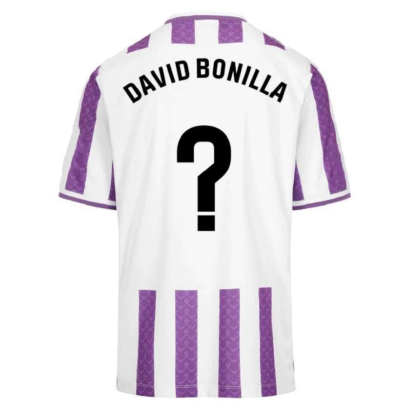 Danxen Män Juan David Bonilla #0 Lila Vit Hemmatröja Matchtröjor 2025/26 Tröjor T-Tröja