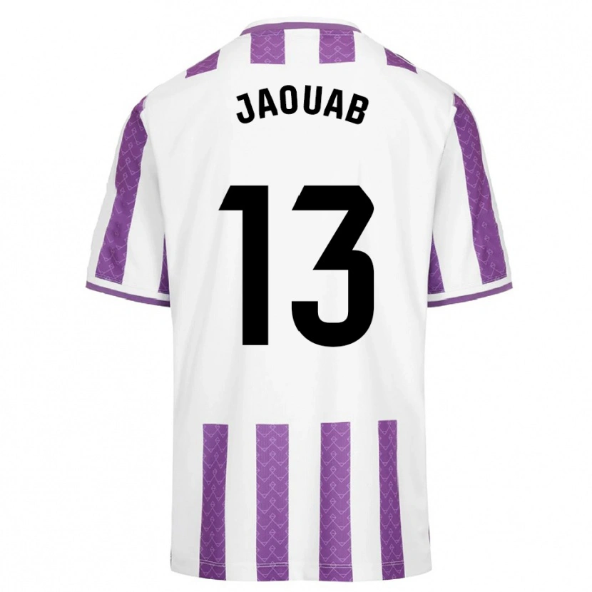 Danxen Män Mohamed Jaouab #13 Lila Vit Hemmatröja Matchtröjor 2025/26 Tröjor T-Tröja