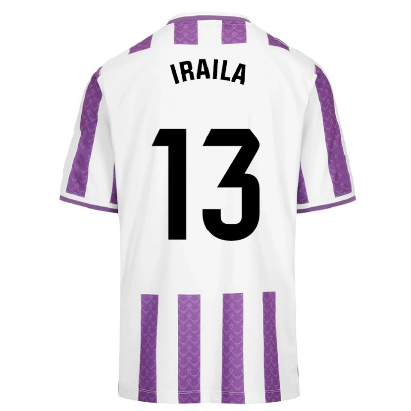 Danxen Män Iraila Rivera Simón #13 Lila Vit Hemmatröja Matchtröjor 2025/26 Tröjor T-Tröja