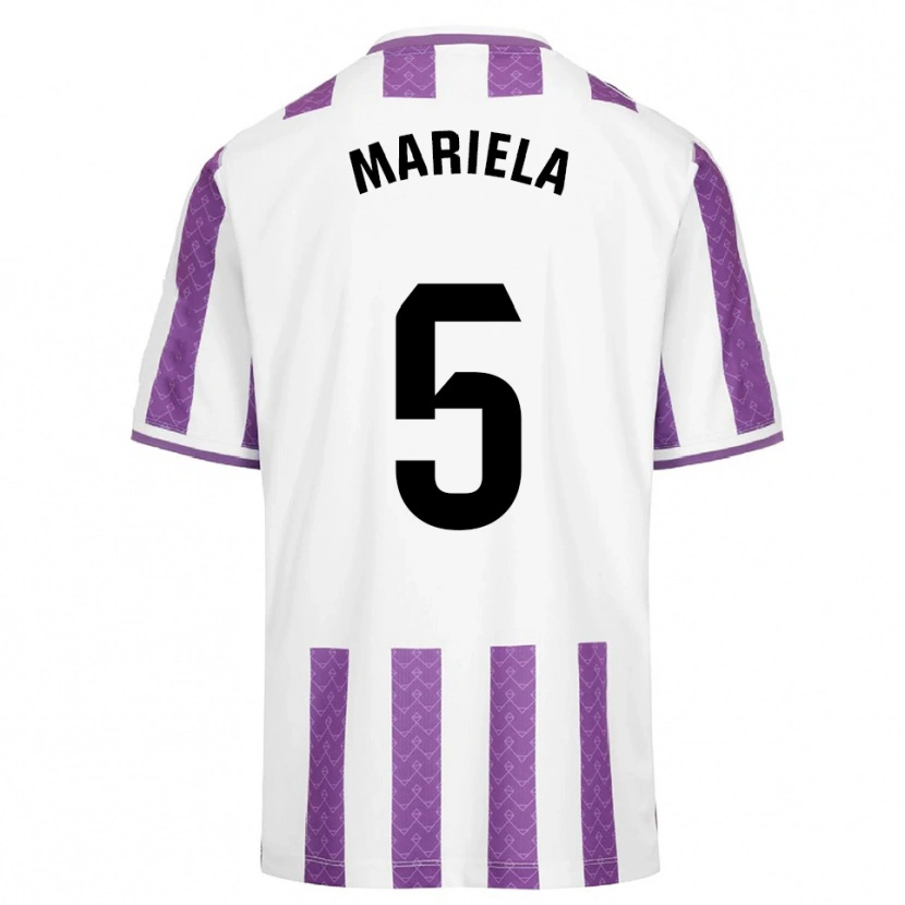 Danxen Män Mariela Conde Gomez #5 Lila Vit Hemmatröja Matchtröjor 2025/26 Tröjor T-Tröja