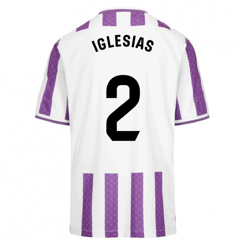 Danxen Män Koke Iglesias #2 Lila Vit Hemmatröja Matchtröjor 2025/26 Tröjor T-Tröja