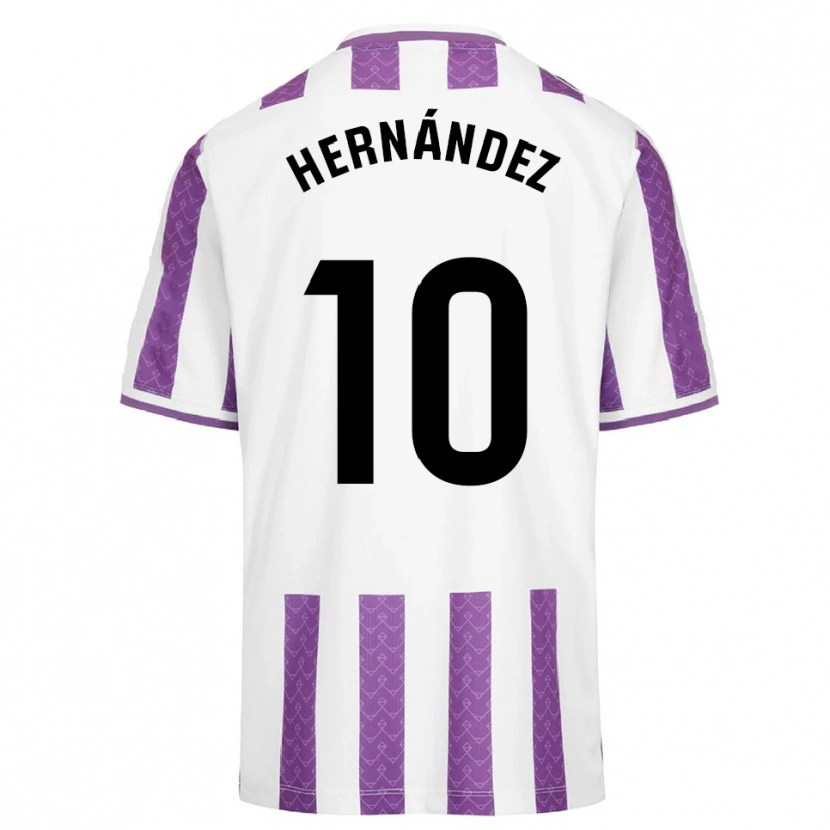 Danxen Män Celia Hernández Cordero #10 Lila Vit Hemmatröja Matchtröjor 2025/26 Tröjor T-Tröja