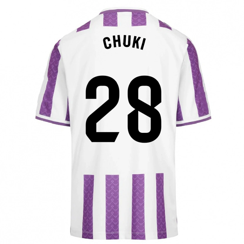 Danxen Män Chuki #28 Lila Vit Hemmatröja Matchtröjor 2025/26 Tröjor T-Tröja