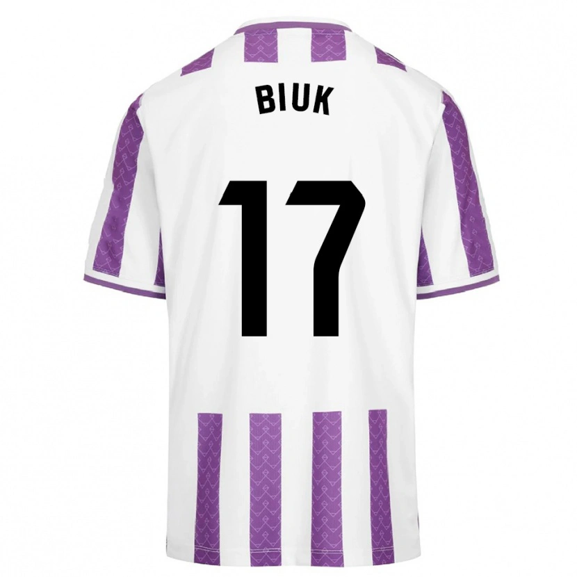 Danxen Män Stipe Biuk #17 Lila Vit Hemmatröja Matchtröjor 2025/26 Tröjor T-Tröja