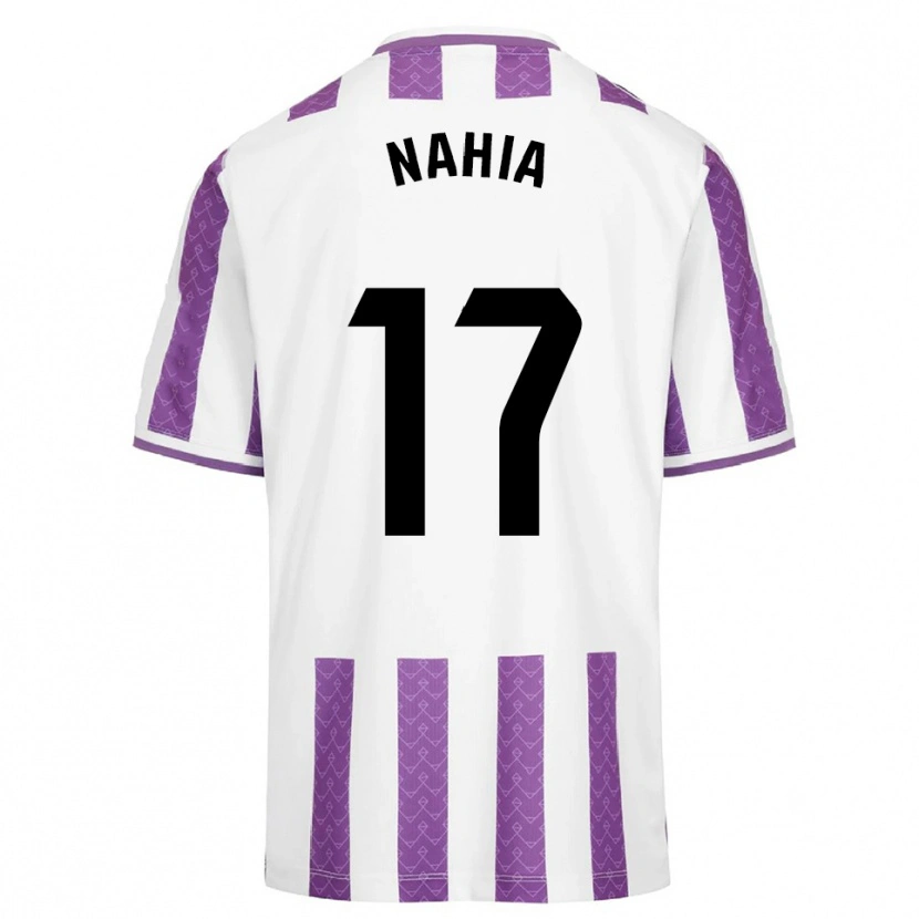 Danxen Män Nahia Pastor Calvo #17 Lila Vit Hemmatröja Matchtröjor 2025/26 Tröjor T-Tröja