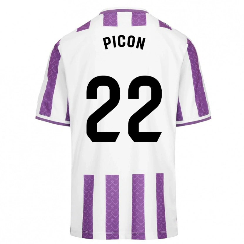 Danxen Män Pablo Picón #22 Lila Vit Hemmatröja Matchtröjor 2025/26 Tröjor T-Tröja