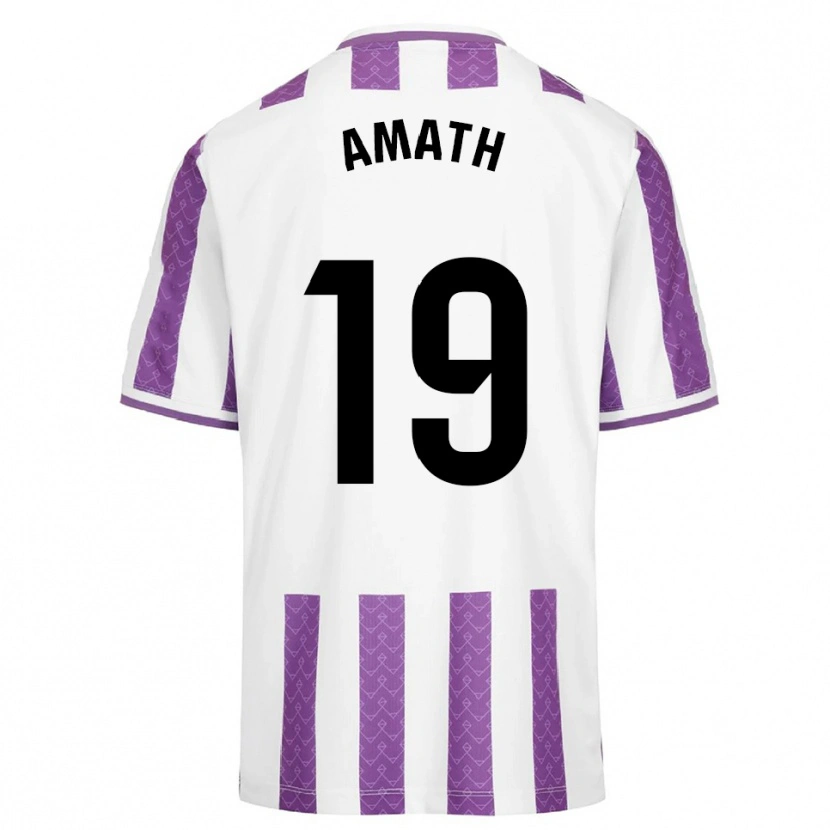 Danxen Män Amath Ndiaye #19 Lila Vit Hemmatröja Matchtröjor 2025/26 Tröjor T-Tröja