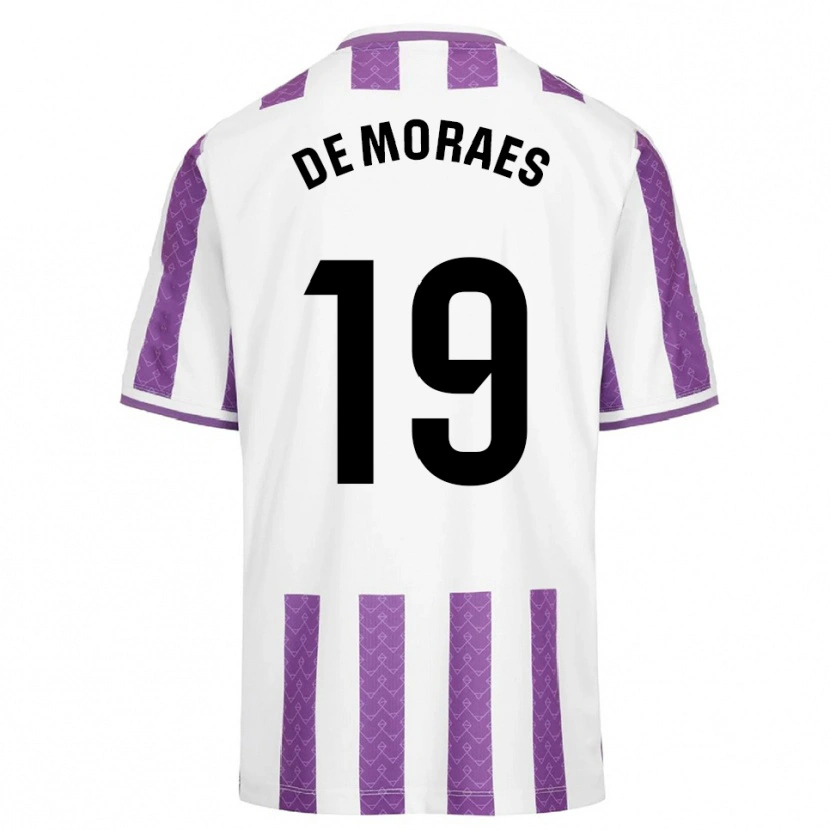 Danxen Män Riki De Moraes #19 Lila Vit Hemmatröja Matchtröjor 2025/26 Tröjor T-Tröja