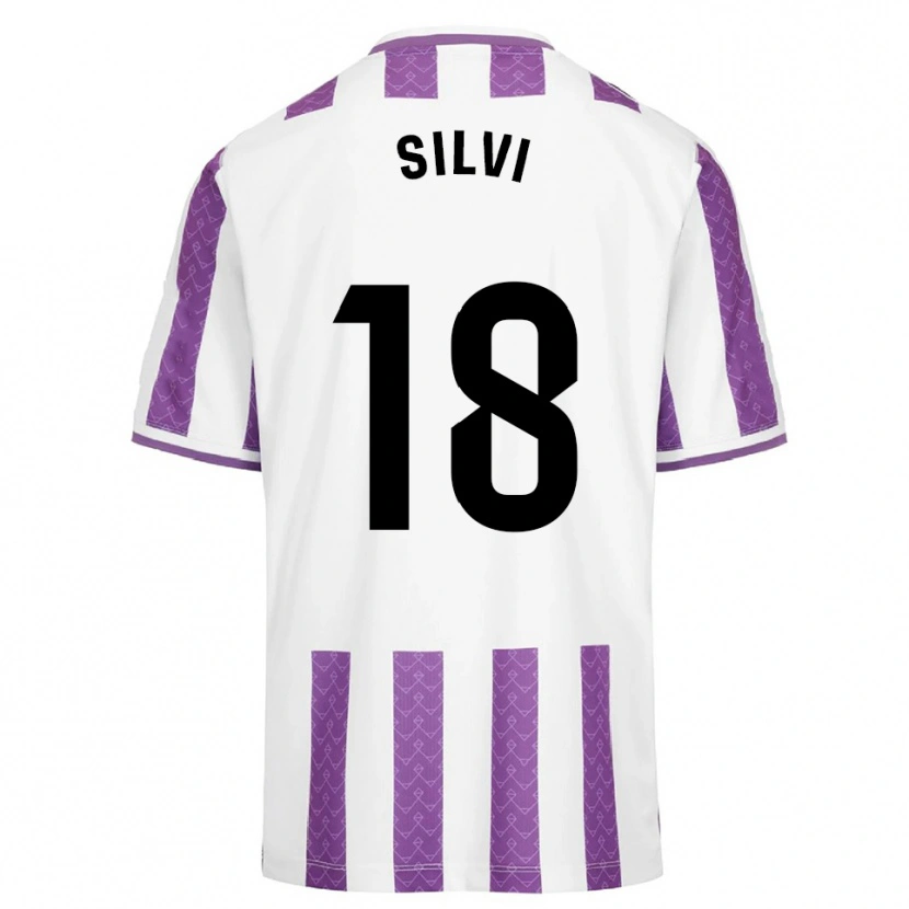 Danxen Män Silvia Fernandez Pocero #18 Lila Vit Hemmatröja Matchtröjor 2025/26 Tröjor T-Tröja