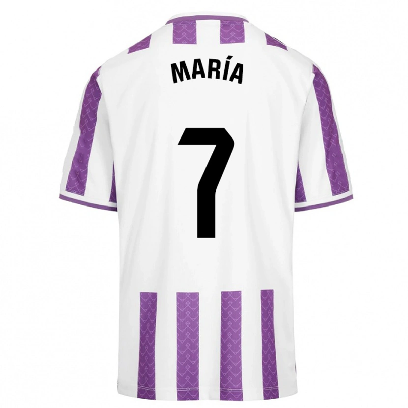 Danxen Män María González Bombín #7 Lila Vit Hemmatröja Matchtröjor 2025/26 Tröjor T-Tröja