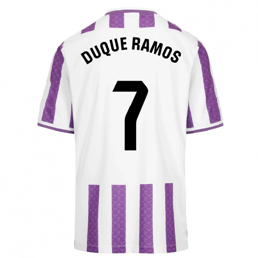 Danxen Män Carmen Duque Ramos #7 Lila Vit Hemmatröja Matchtröjor 2025/26 Tröjor T-Tröja