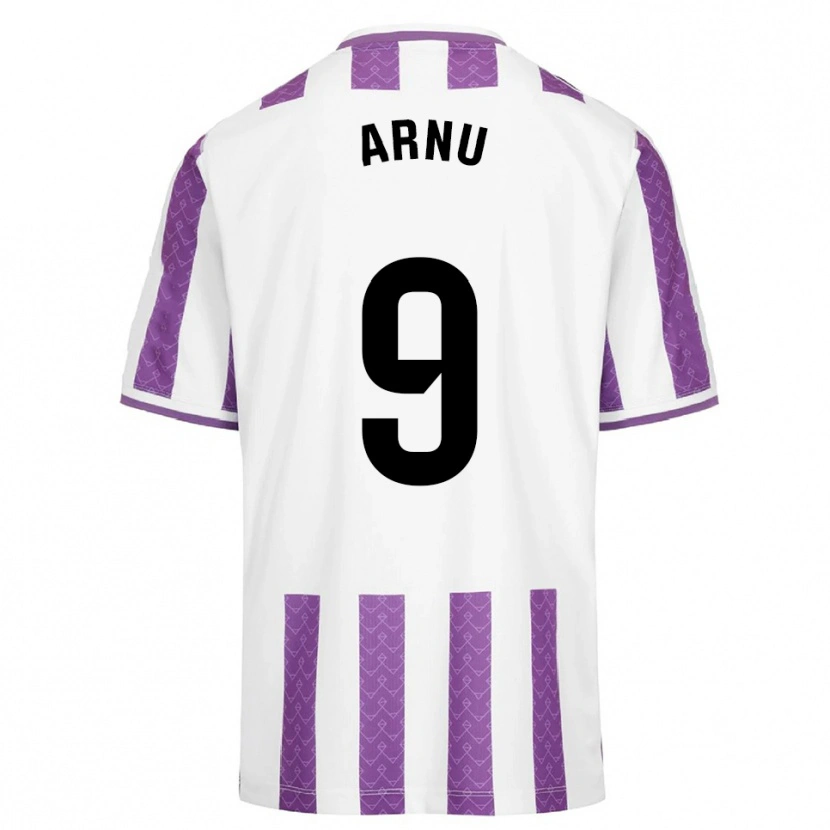 Danxen Män Adrián Arnu #9 Lila Vit Hemmatröja Matchtröjor 2025/26 Tröjor T-Tröja