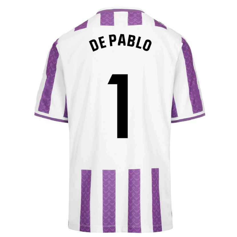 Danxen Män Álvaro De Pablo #1 Lila Vit Hemmatröja Matchtröjor 2025/26 Tröjor T-Tröja