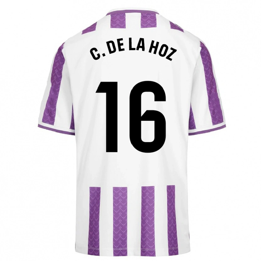 Danxen Män César De La Hoz #16 Lila Vit Hemmatröja Matchtröjor 2025/26 Tröjor T-Tröja