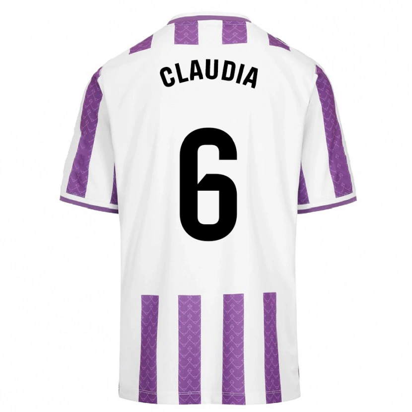 Danxen Män Claudia Gómez Villagrá #6 Lila Vit Hemmatröja Matchtröjor 2025/26 Tröjor T-Tröja