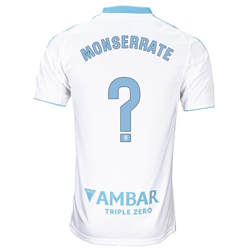 Danxen Män Jano Monserrate #0 Vit Himmelsblå Hemmatröja Matchtröjor 2025/26 Tröjor T-Tröja