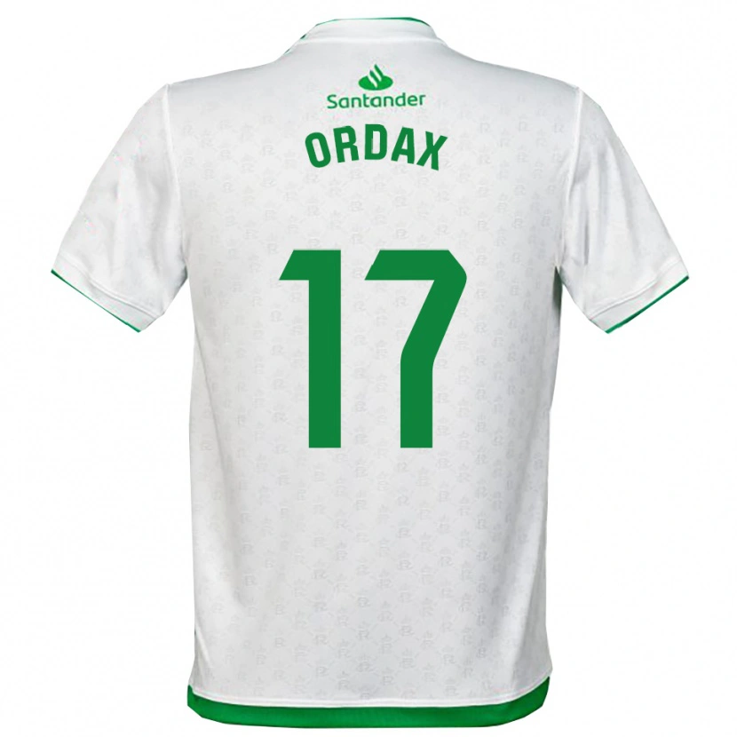 Danxen Män Naiara Ordax Ibáñez #17 Grön Vit Hemmatröja Matchtröjor 2025/26 Tröjor T-Tröja