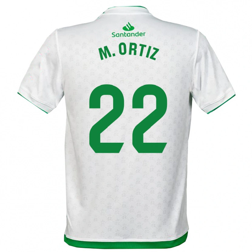 Danxen Män María Ortiz Heras #22 Grön Vit Hemmatröja Matchtröjor 2025/26 Tröjor T-Tröja