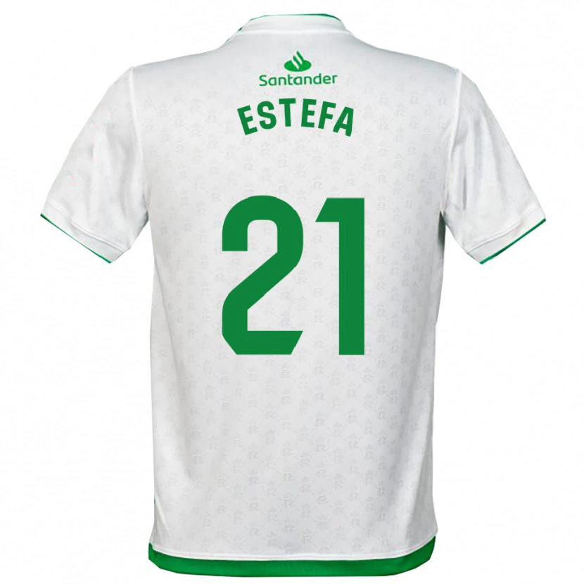 Danxen Män Estefanía Torralba Pareja #21 Grön Vit Hemmatröja Matchtröjor 2025/26 Tröjor T-Tröja