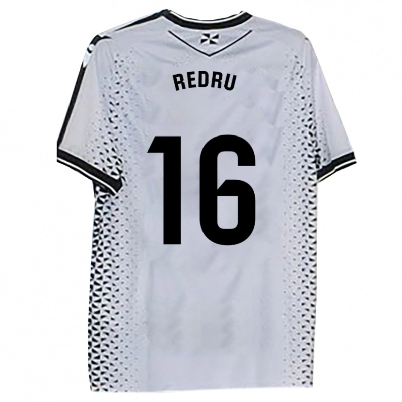 Danxen Män Carlos Redru #16 Vit Svart Hemmatröja Matchtröjor 2025/26 Tröjor T-Tröja