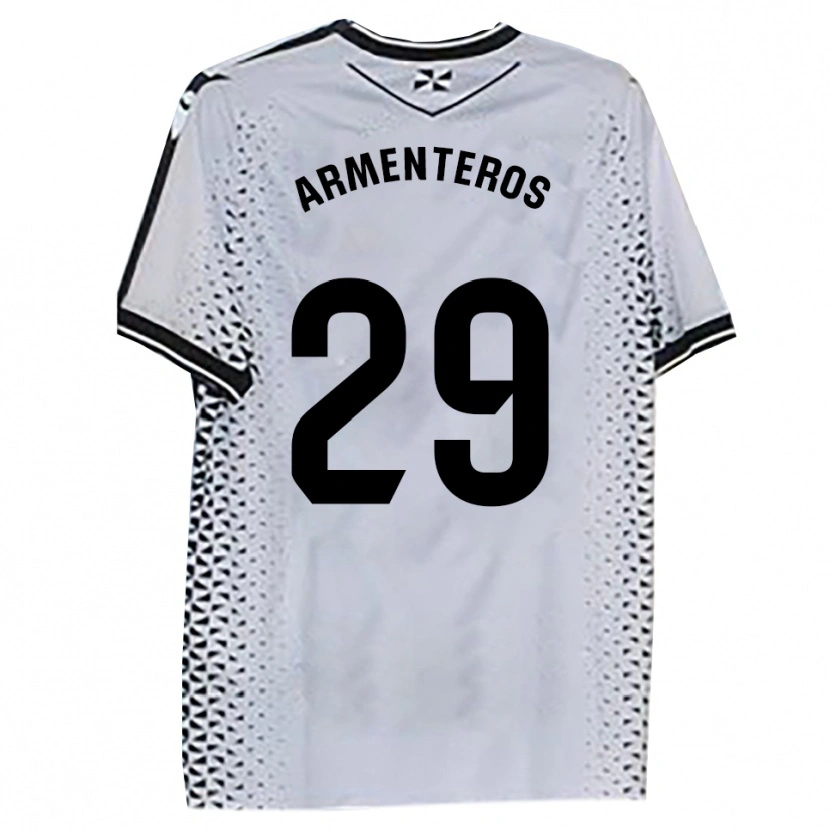 Danxen Män Víctor Armenteros #29 Vit Svart Hemmatröja Matchtröjor 2025/26 Tröjor T-Tröja