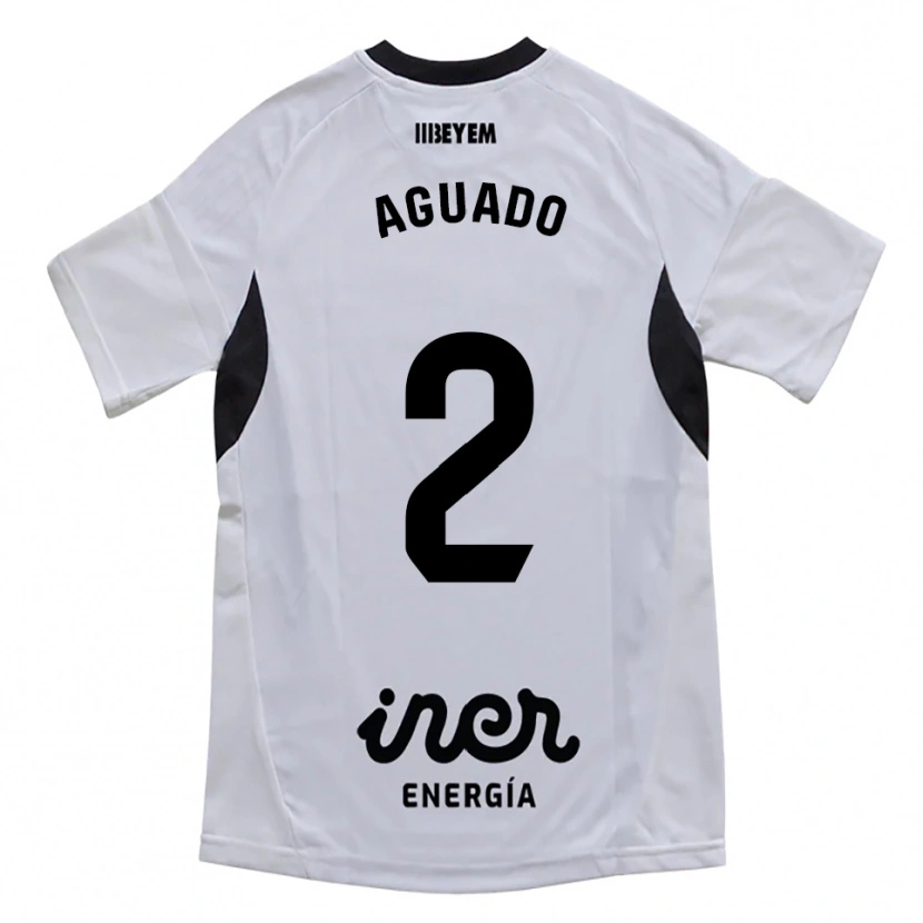 Danxen Män Lorenzo Aguado #2 Vit Lila Hemmatröja Matchtröjor 2025/26 Tröjor T-Tröja
