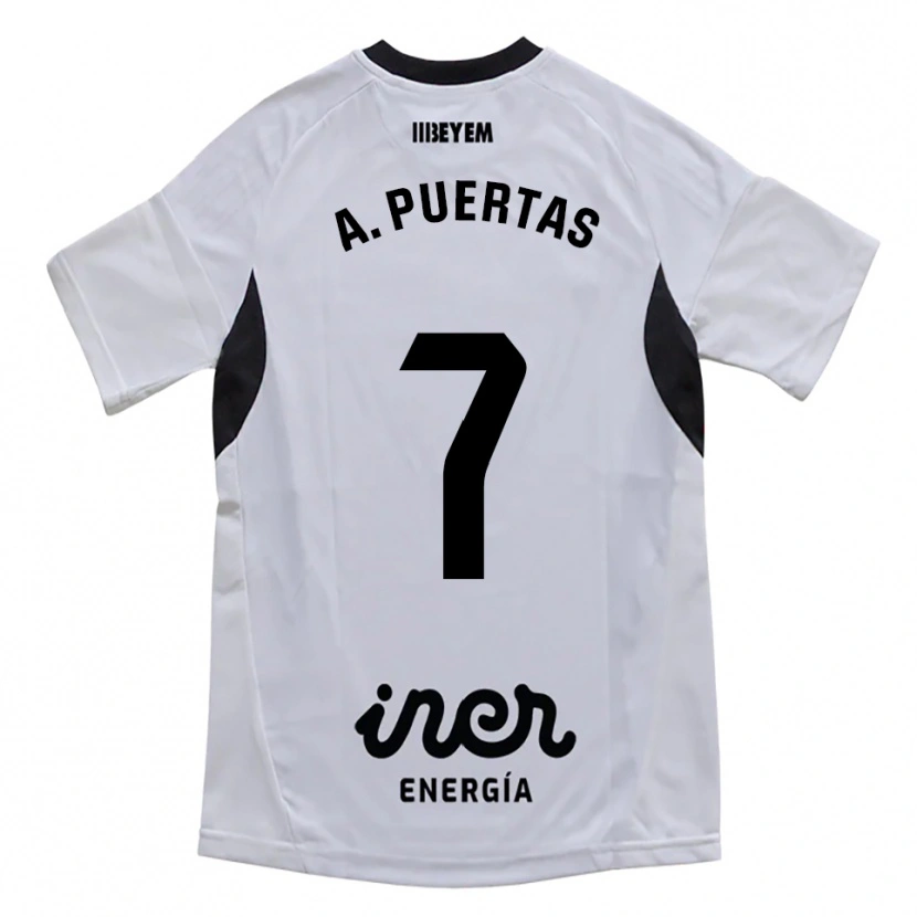 Danxen Män Antonio Puertas #7 Vit Lila Hemmatröja Matchtröjor 2025/26 Tröjor T-Tröja