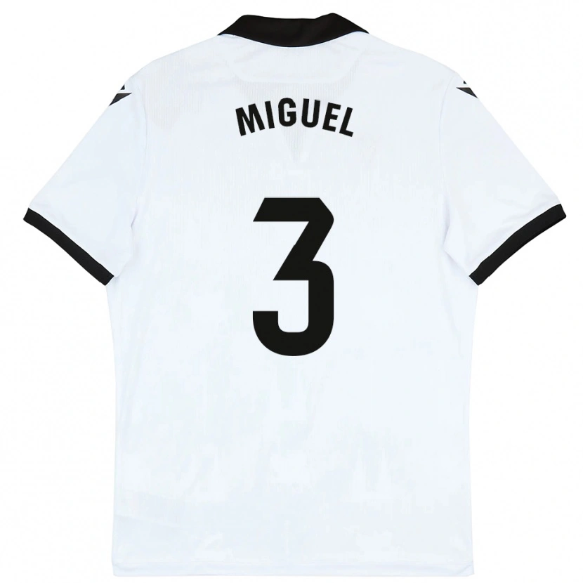 Danxen Män Florian Miguel #3 Vit Svart Hemmatröja Matchtröjor 2025/26 Tröjor T-Tröja