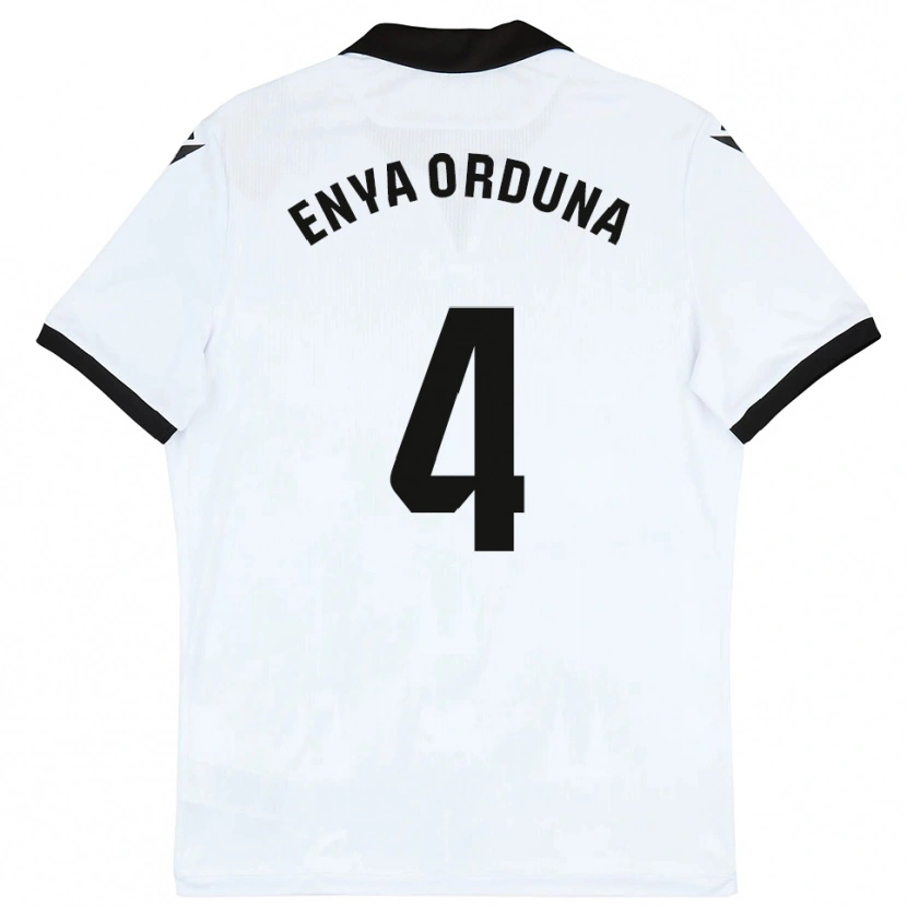 Danxen Män Enya Orduna #4 Vit Svart Hemmatröja Matchtröjor 2025/26 Tröjor T-Tröja