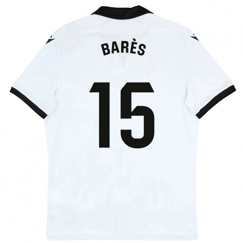 Danxen Män Gabriel Barès #15 Vit Svart Hemmatröja Matchtröjor 2025/26 Tröjor T-Tröja