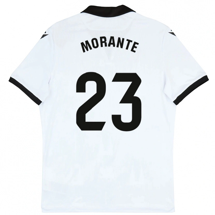 Danxen Män Iván Morante #23 Vit Svart Hemmatröja Matchtröjor 2025/26 Tröjor T-Tröja