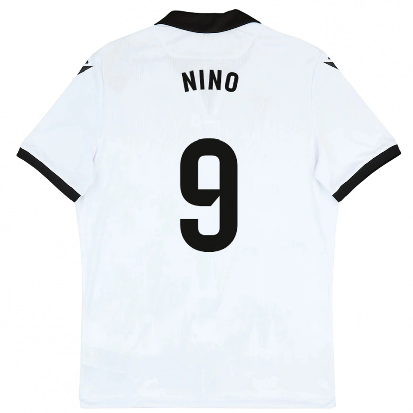 Danxen Män Fer Niño #9 Vit Svart Hemmatröja Matchtröjor 2025/26 Tröjor T-Tröja