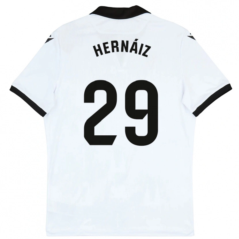Danxen Män David Hernáiz #29 Vit Svart Hemmatröja Matchtröjor 2025/26 Tröjor T-Tröja