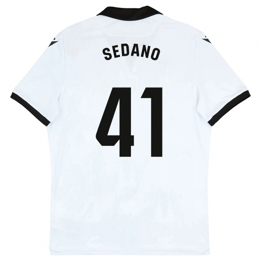 Danxen Män Hugo Sedano #41 Vit Svart Hemmatröja Matchtröjor 2025/26 Tröjor T-Tröja
