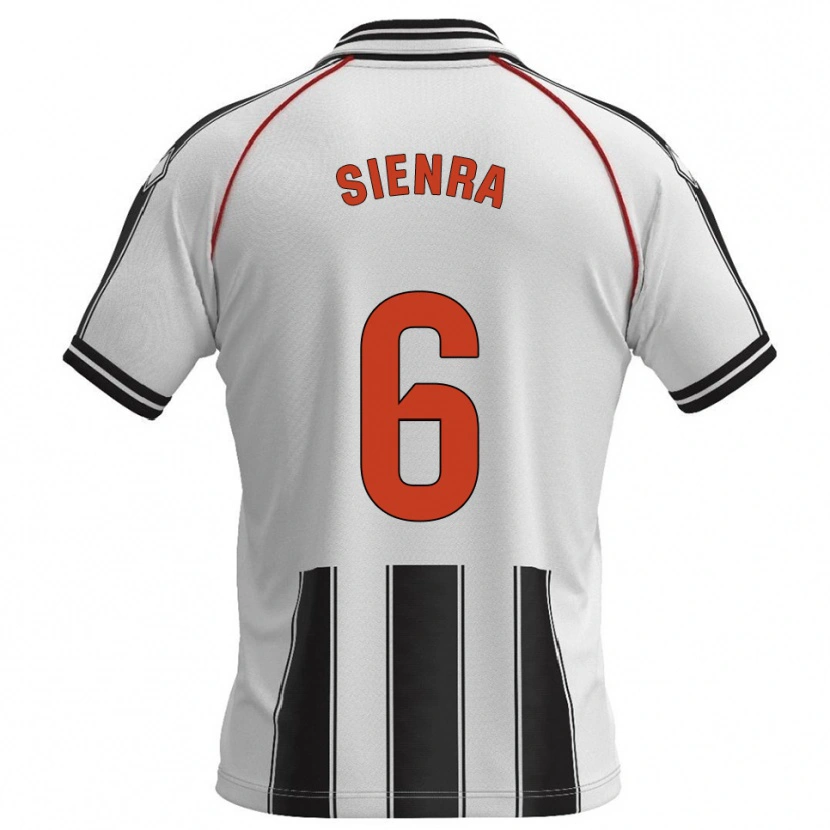 Danxen Män Agustín Sienra #6 Vit Svart Hemmatröja Matchtröjor 2025/26 Tröjor T-Tröja