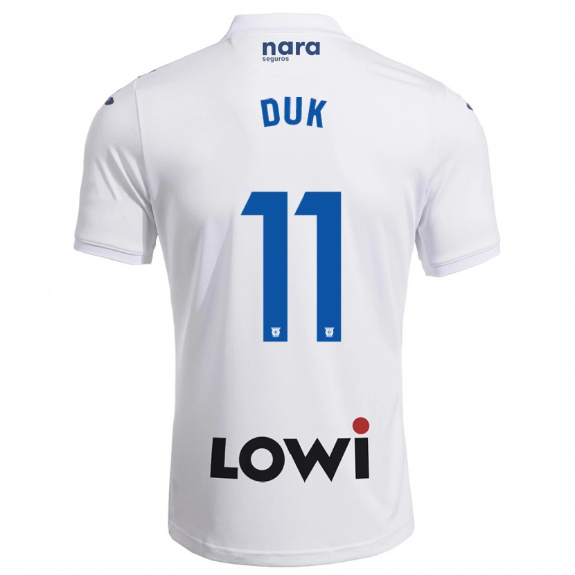 Danxen Män Duk #11 Vit Marinblå Hemmatröja Matchtröjor 2025/26 Tröjor T-Tröja