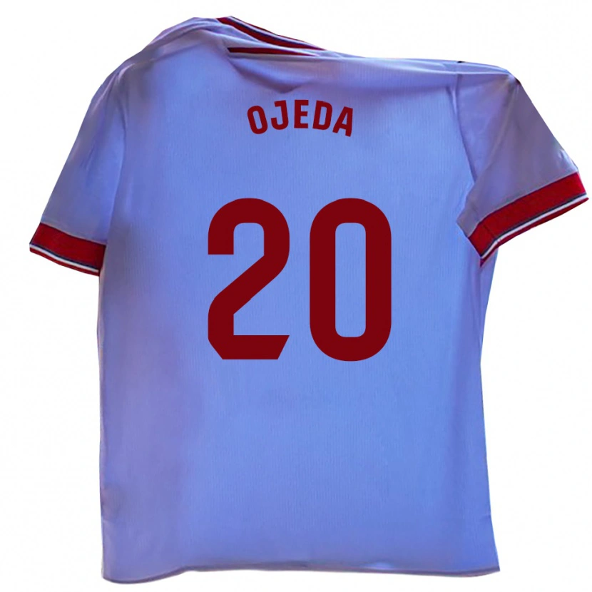 Danxen Män Thiago Ojeda #20 Vit Röd Hemmatröja Matchtröjor 2025/26 Tröjor T-Tröja