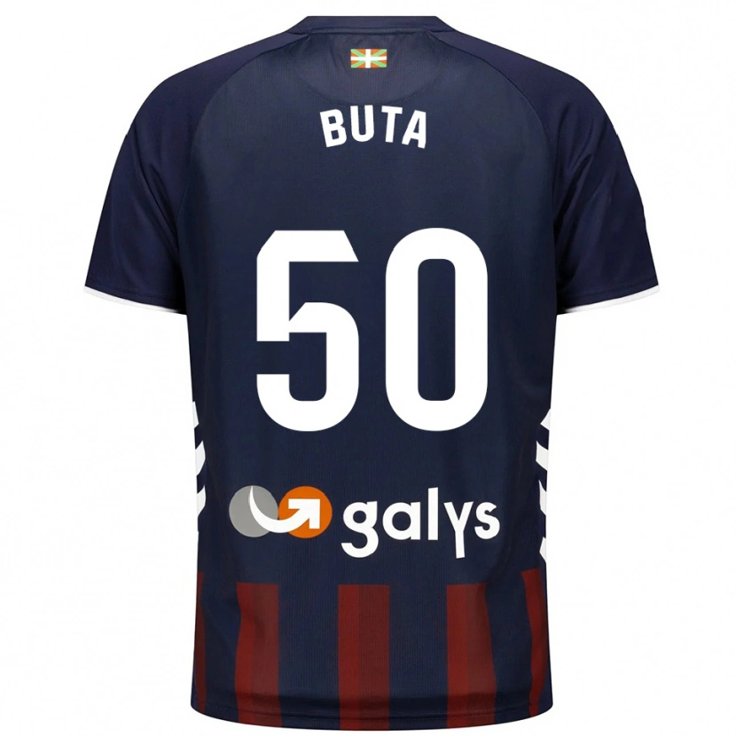 Danxen Män Leonardo Buta #50 Marinblå Röd Hemmatröja Matchtröjor 2025/26 Tröjor T-Tröja