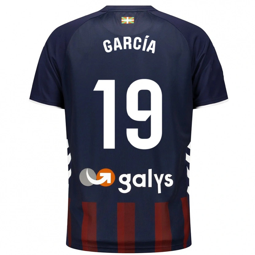 Danxen Män Hugo García #19 Marinblå Röd Hemmatröja Matchtröjor 2025/26 Tröjor T-Tröja