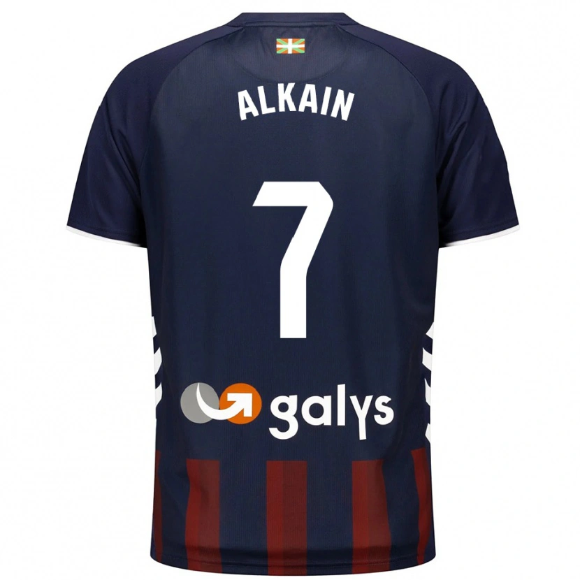 Danxen Män Xeber Alkain #7 Marinblå Röd Hemmatröja Matchtröjor 2025/26 Tröjor T-Tröja