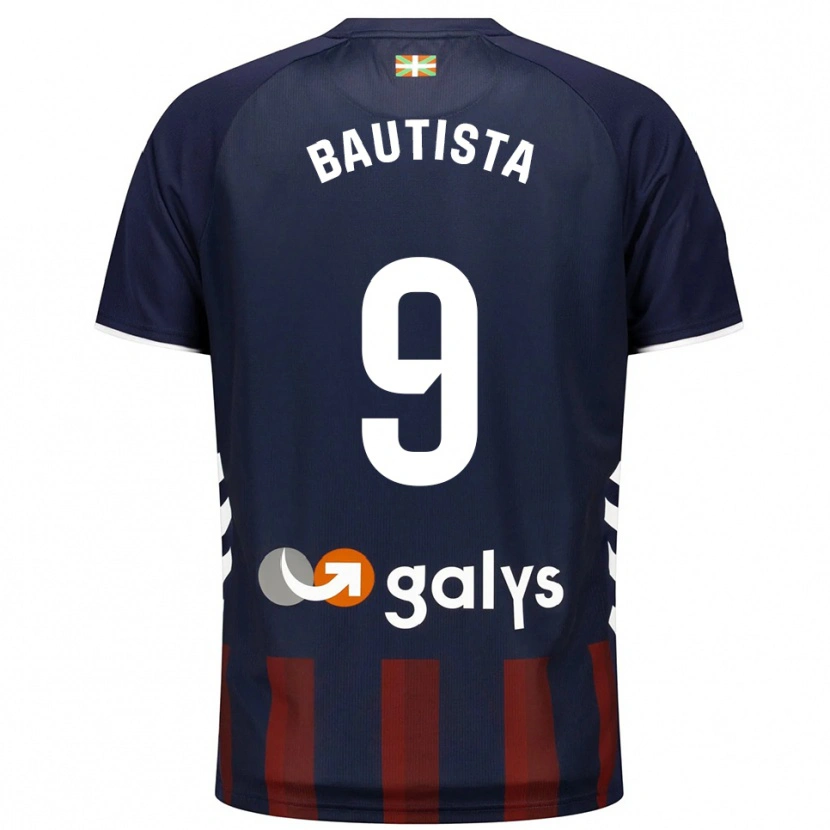 Danxen Män Jon Bautista #9 Marinblå Röd Hemmatröja Matchtröjor 2025/26 Tröjor T-Tröja
