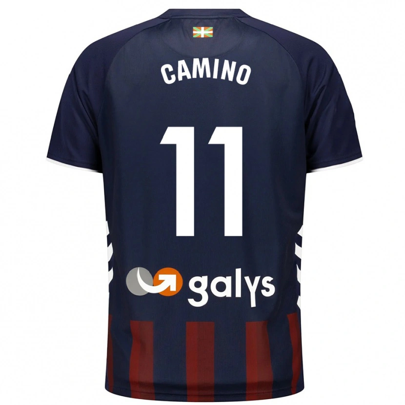 Danxen Män Laura Camino Fernández #11 Marinblå Röd Hemmatröja Matchtröjor 2025/26 Tröjor T-Tröja