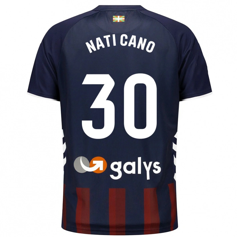 Danxen Män Natividad Cano Cabello #30 Marinblå Röd Hemmatröja Matchtröjor 2025/26 Tröjor T-Tröja