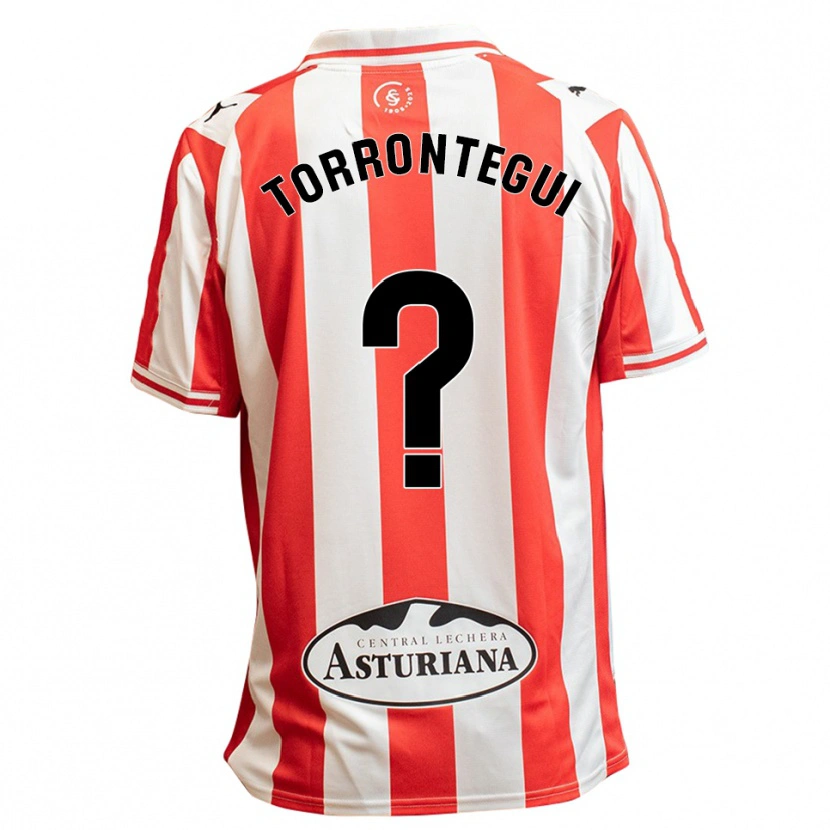 Danxen Män Samu Torrontegui #0 Vit Röd Hemmatröja Matchtröjor 2025/26 Tröjor T-Tröja